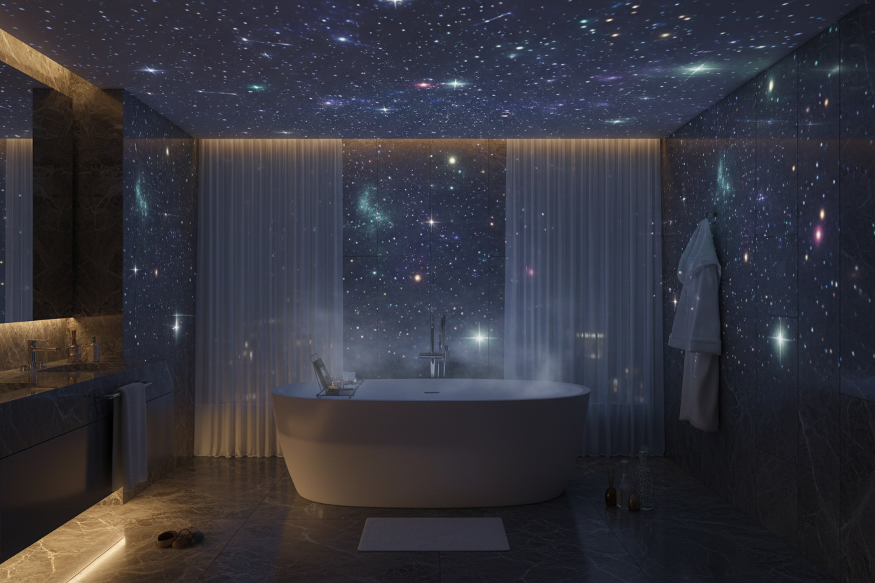 Night Sky & Water Lights