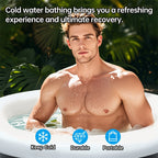 High Quality Thickened Ice Bath Tub With Cover For Cold Water Therapy And Ice Diving, Foldable And Portable Bathtub, Dual-use Hot And Cold Water Constant Temperature Multifunctional Bath Tub For Muscle Soreness Relief And Rel
