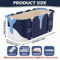 47.24inch Adult Portable Bathtub, Foldable Hot Ice Bathtub, Used in Bathroom, Outdoor, Courtyard, Bedside Shower, Simple Bathing