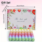 Bath Bombs: A set of 64 with 8 scents, handcrafted for normal skin. Infused with calming lavender, it creates a luxurious bubble bath. Ideal gift for birthdays, Christmas, Halloween, and Mother's Day, Valentine's Day