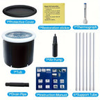 High Quality Thickened Ice Bath Tub With Cover For Cold Water Therapy And Ice Diving, Foldable And Portable Bathtub, Dual-use Hot And Cold Water Constant Temperature Multifunctional Bath Tub For Muscle Soreness Relief And Rel