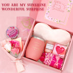 Gifts For Women, Anniversary, Birthday Gifts For Women, Ideal Gifts For Her, Valentine, Bath Care Gift Box Set - Including Cup, Candles, Self Care Spa Gift Basket, Sister, Best Friend