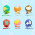 CILAEUTI 12 Bath Bomb Gift set, moisturizing and peeling dry skin, bath ball with essential oils and bath salts, handmade bubble ball perfect for bubble and relaxing bath, ideal birthday gift