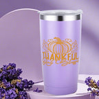 8pcs Lavender Scented Spa Gift Basket Set for Women - Luxury Self-Care Kit with 8-Hour Burn Time Soy Wax s, Bath Bombs, Lavender Sachet & Tumbler-Style - Birthday/Retirement Party Favors for Wife, Mom, Sister, Girlfriend