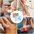 CILAEUTI 12 Bath Bomb Gift set, moisturizing and peeling dry skin, bath ball with essential oils and bath salts, handmade bubble ball perfect for bubble and relaxing bath, ideal birthday gift