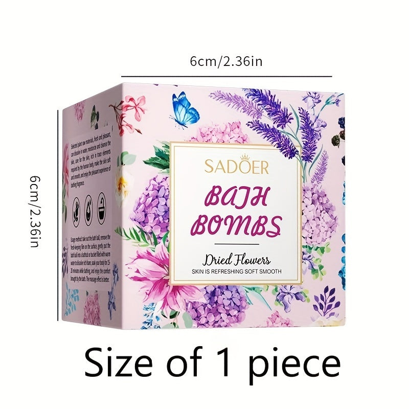1/4pcs Foot Bath Bomb, SPA Gift Set, Fizzies Effect Bubble Bath Shower Bombs For Women, Herbal Essential Aromatherapy For Girlfriend Mothers Day Birthday Valentines