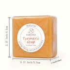Turmeric Soap Provides Deep Cleansing for Face And Body, Suitable for Both Men And Women, Perfect for Home Use And Travel.