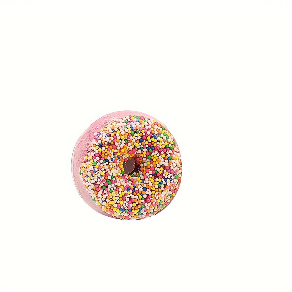1pc Scrumptious Dessert-Shaped Bath Salt Bomb - Luxurious Moisturizing & Exfoliating Fizzy Ball for Dry Skin Care - Indulge in a Revitalizing, Bubble Bath Spa Experience
