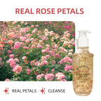 Blithe Time 3pcs Petal Scented Shower Gel & Oil Set - Hypoallergenic Each Total) | Rose, Kiwi Fruit & Jasmine Fragrances | Moisturizing Bath & Shower Collection for Sensitive Light Beige | Luxury Spa Experience, Unisex for Me