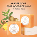 Turmeric Soap Provides Deep Cleansing for Face And Body, Suitable for Both Men And Women, Perfect for Home Use And Travel.