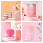 Gifts For Women, Anniversary, Birthday Gifts For Women, Ideal Gifts For Her, Valentine, Bath Care Gift Box Set - Including Cup, Candles, Self Care Spa Gift Basket, Sister, Best Friend