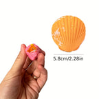 Large Size Shell Bath Bombs with Surprise Marine Animals Inside, Bath Bombs Gift Set Bubble Bath Fizzes Bomb for Birthday Christmas Party Favor Moisturize Gentle