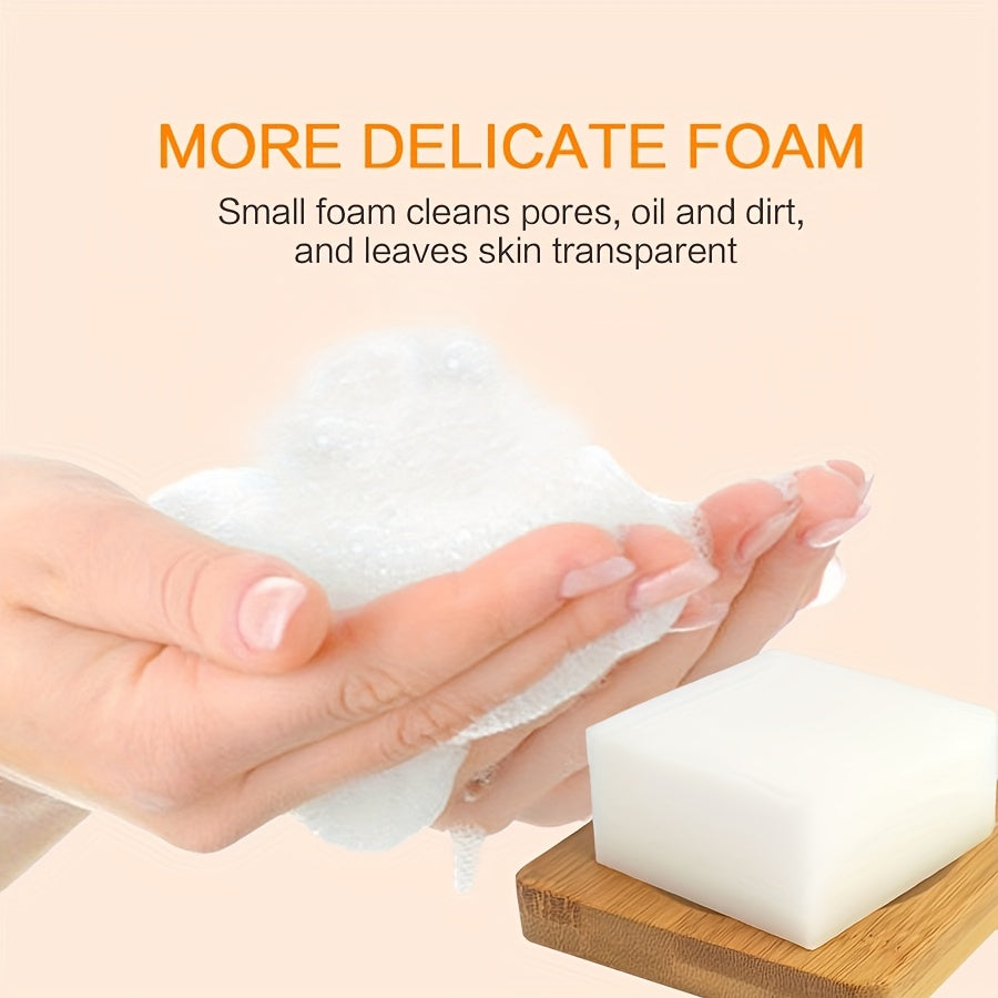 Handmade Sea Salt & Essential Oil Soap - Moisturizing Deep Cleansing Bar with Rich Lather, Suitable for Men & Women, Face & Body, 100g, All Light Beige Types (, Dry, Oily) - No, Summer Scent, Antioxidant Benefits