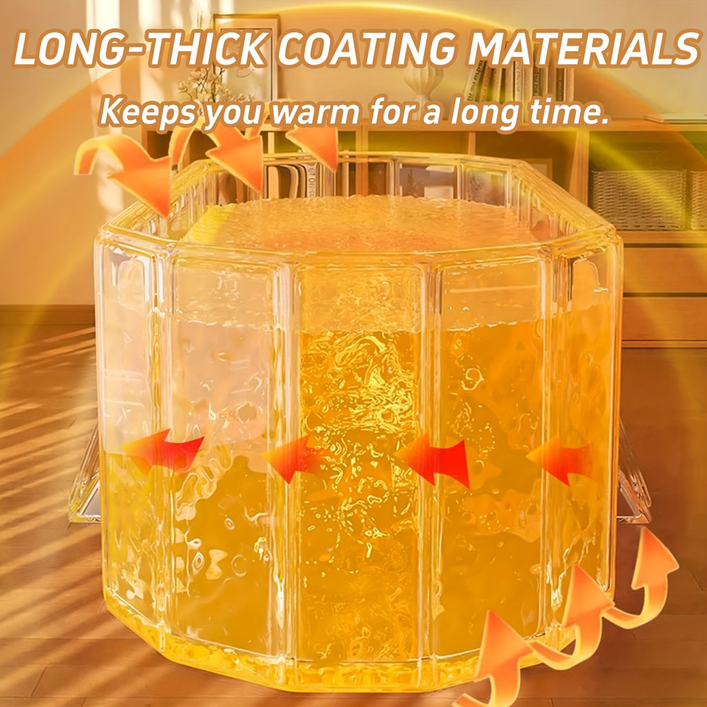 [Portable Folding SPA Tub] 48inch Folding Portable Bathtub for Adults, Large Collapsible Bath Tub, Ideal for Small Spaces, Portable Folding SPA Tub for Bathroom Or Shower Stall, Easy Setup & Storage