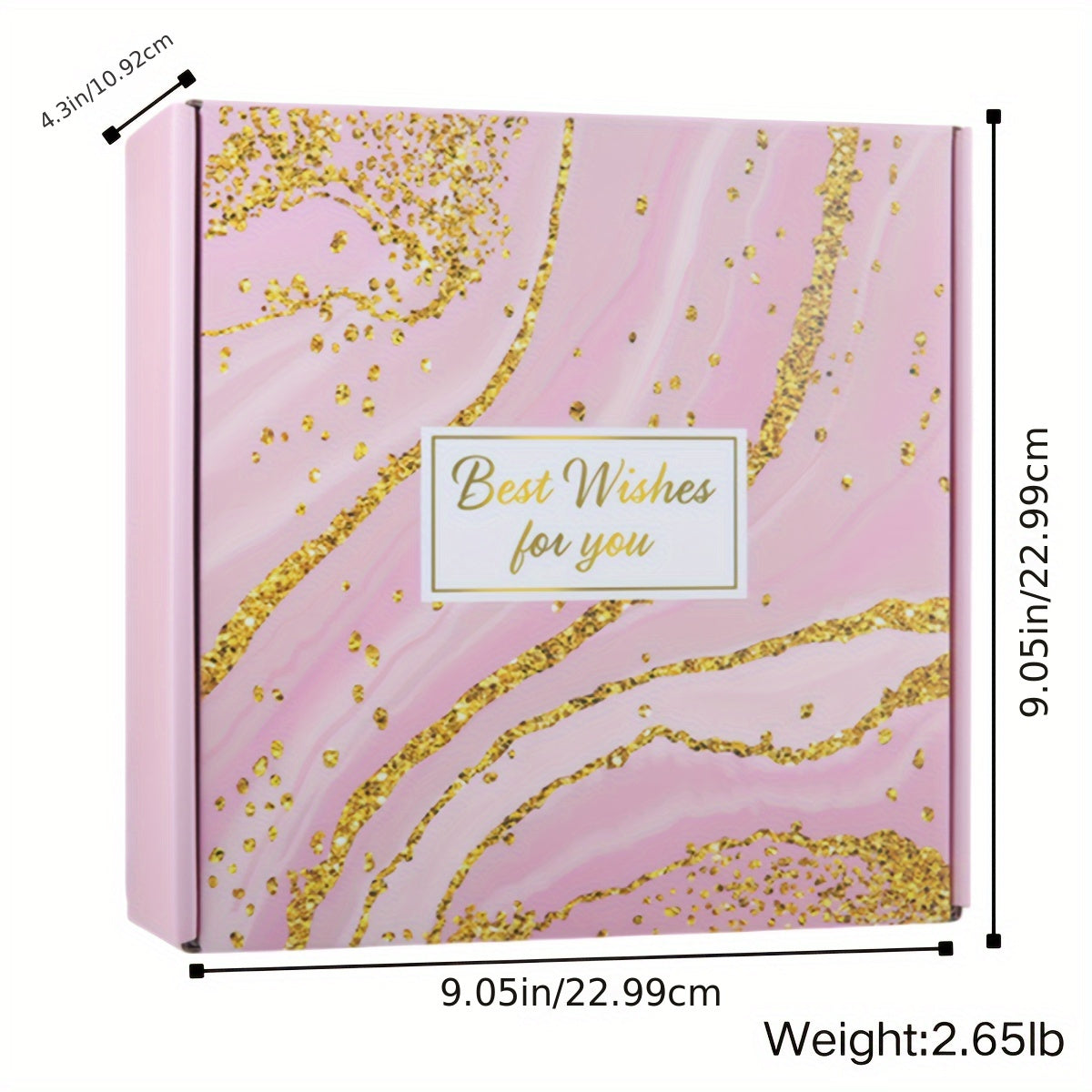 PULIDIKI Spa Gift Set for Women - Self Care Relaxation Package, Nylon Striped Fantasy Themed Box, Includes Aromatherapy, Bath Salts, Eye Mask, Tumbler & Greeting Card - Ideal for Birthday, Get Well, Anniversary Gifts