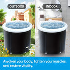 High Quality Thickened Ice Bath Tub With Cover For Cold Water Therapy And Ice Diving, Foldable And Portable Bathtub, Dual-use Hot And Cold Water Constant Temperature Multifunctional Bath Tub For Muscle Soreness Relief And Rel