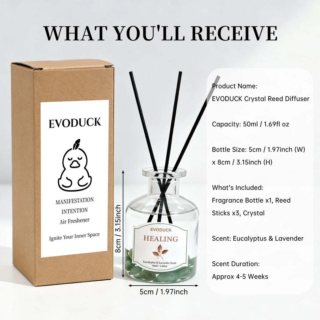 Flower Reed Diffuser-Vanilla Scent 3.38oz Scented Diffuser with Sticks Home Fragrance Essential Oil for Bathroom Shelf Decor