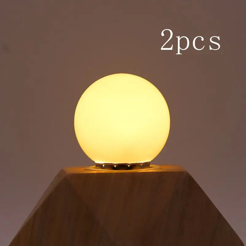 2pcs/lot 1W Colorful Led Bulb E27 220V Lamp Red Yellow Blue Green Pink Orange White Christmas Wedding Night Light For Bedroom