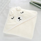 Newborn Baby Hooded Towels Kids Bathrobe Super Soft Bath Towel Blanket Warm Sleeping Wrap for Infant Boys Girls
