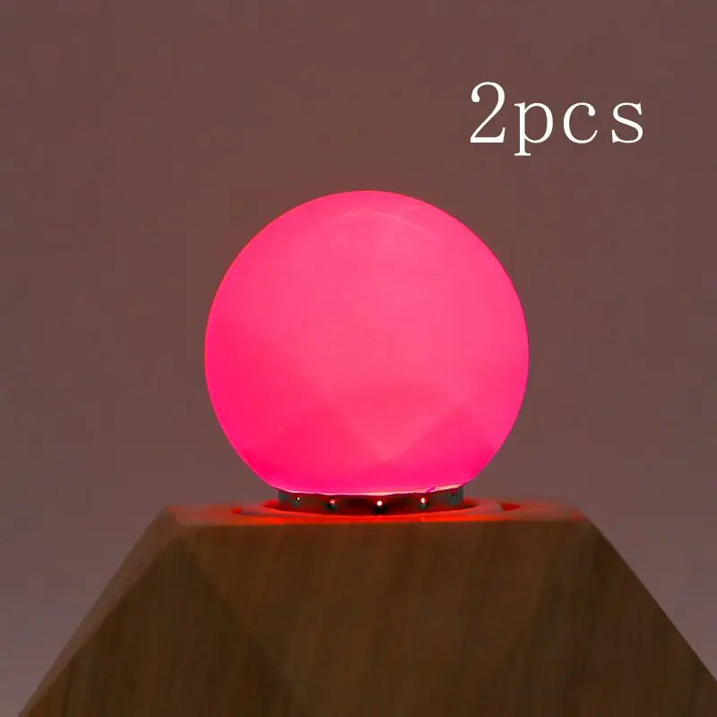 2pcs/lot 1W Colorful Led Bulb E27 220V Lamp Red Yellow Blue Green Pink Orange White Christmas Wedding Night Light For Bedroom