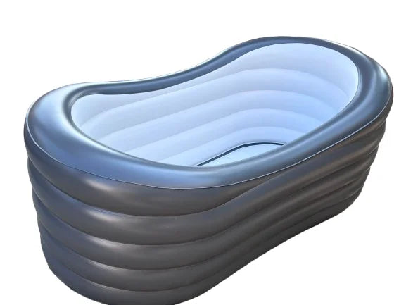 US Spot Fast Delivery Inflatable PVC Portable Bathtub Portable Foldable Cold Plunge Foldable Bathtub with Electric Pump