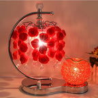 Incense Burner Machine for Bedroom, Bedside Lamp, Rose, Plug-in, Essential Oil, Aromatherapy Lamp, Birthday and Wedding Gift