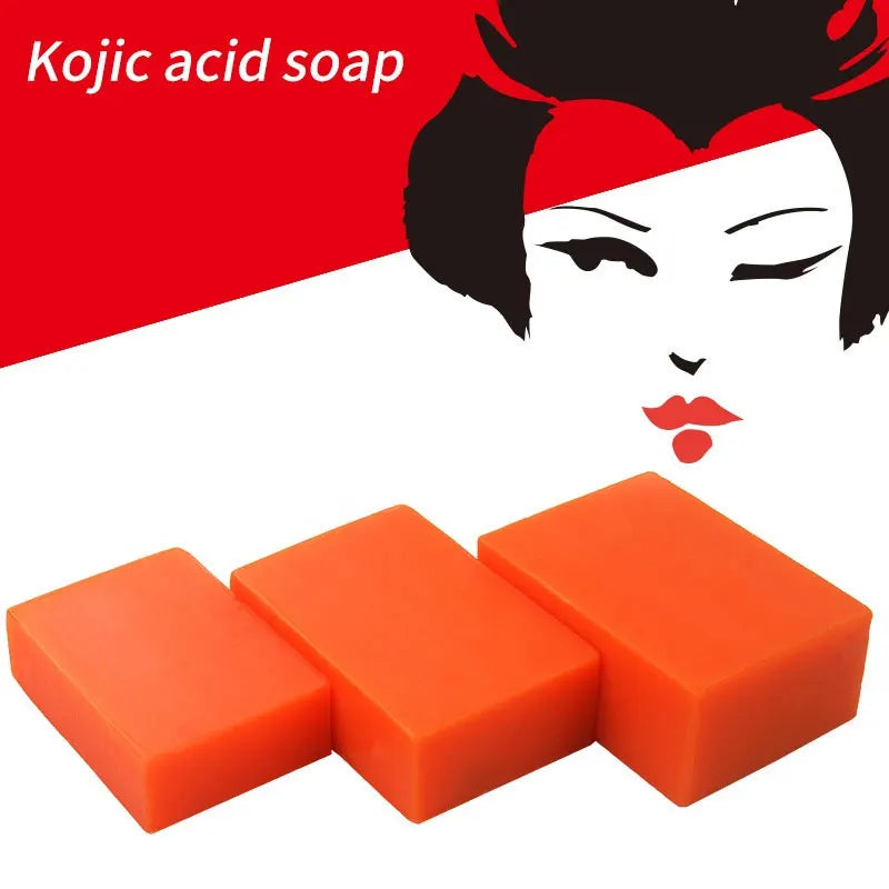 Best Seller New Kojic Acid Soap Dark Black Skin Lightening Hand Made Soap Gluta Thione Whitening Bleaching Soap Brighten Face
