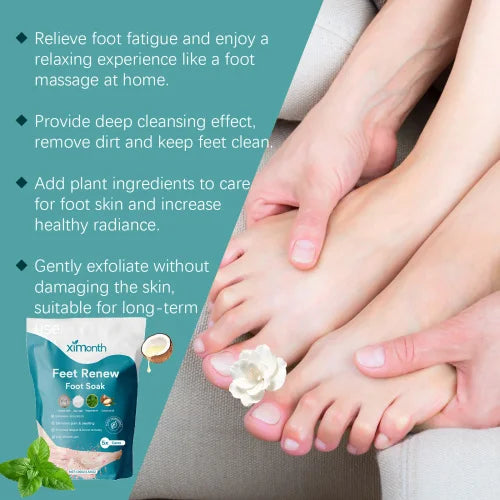 Ximonth Bath Moisturize Body Skin Soak Salts Cleanse And Exfoliate Foot Care