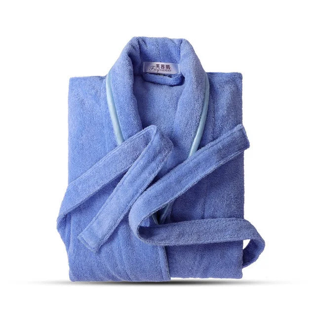 Hotel Robe Cotton Toweling Terry Robes Lovers Soft Bath Robe Men Women Nightrobe Sleepwear Male Casual Home Bathrobe халат