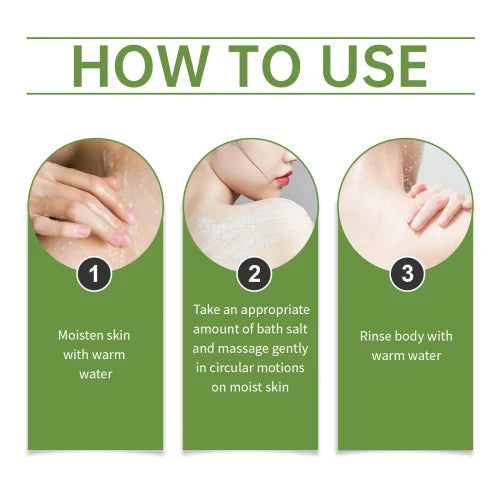 EELHOE Exfoliating Cleanse The Body Nourish Soothe Soft Skin  Moisturize And Smooth Bath Salts