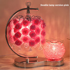 Incense Burner Machine for Bedroom, Bedside Lamp, Rose, Plug-in, Essential Oil, Aromatherapy Lamp, Birthday and Wedding Gift