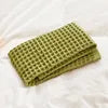 100% Cotton Waffle Weave Durable Highly-absorbent Bath Towel 70*140cm Bath Sheet Waffle Throw Blanket for Kids Adult Home Use