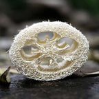 100pcs/lot 2cm Thick 6-8cm wide Natural Loofah Luffa Slice DIY Customize Soap tools Cleaner Sponge Scrubber Soap Holder