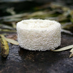 100pcs/lot 2cm Thick 6-8cm wide Natural Loofah Luffa Slice DIY Customize Soap tools Cleaner Sponge Scrubber Soap Holder