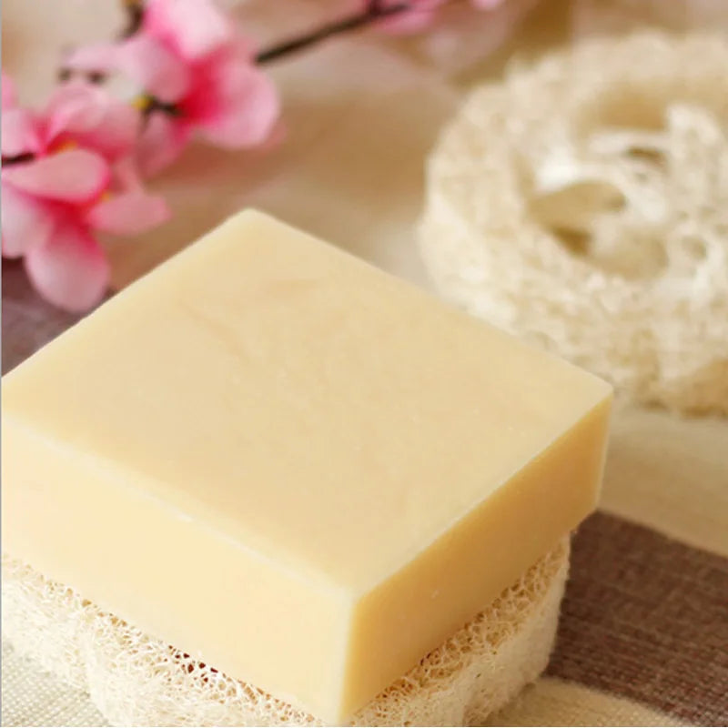 100pcs/lot 2cm Thick 6-8cm wide Natural Loofah Luffa Slice DIY Customize Soap tools Cleaner Sponge Scrubber Soap Holder