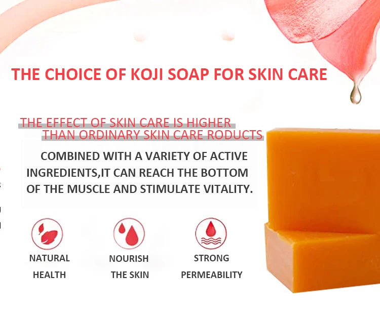 Wholesale Kojic Acid Soap Skin Care Natural Moisturizing Kojic Acid Soap bar Face Clean Body Wash Whitening Kojic Acid Soap