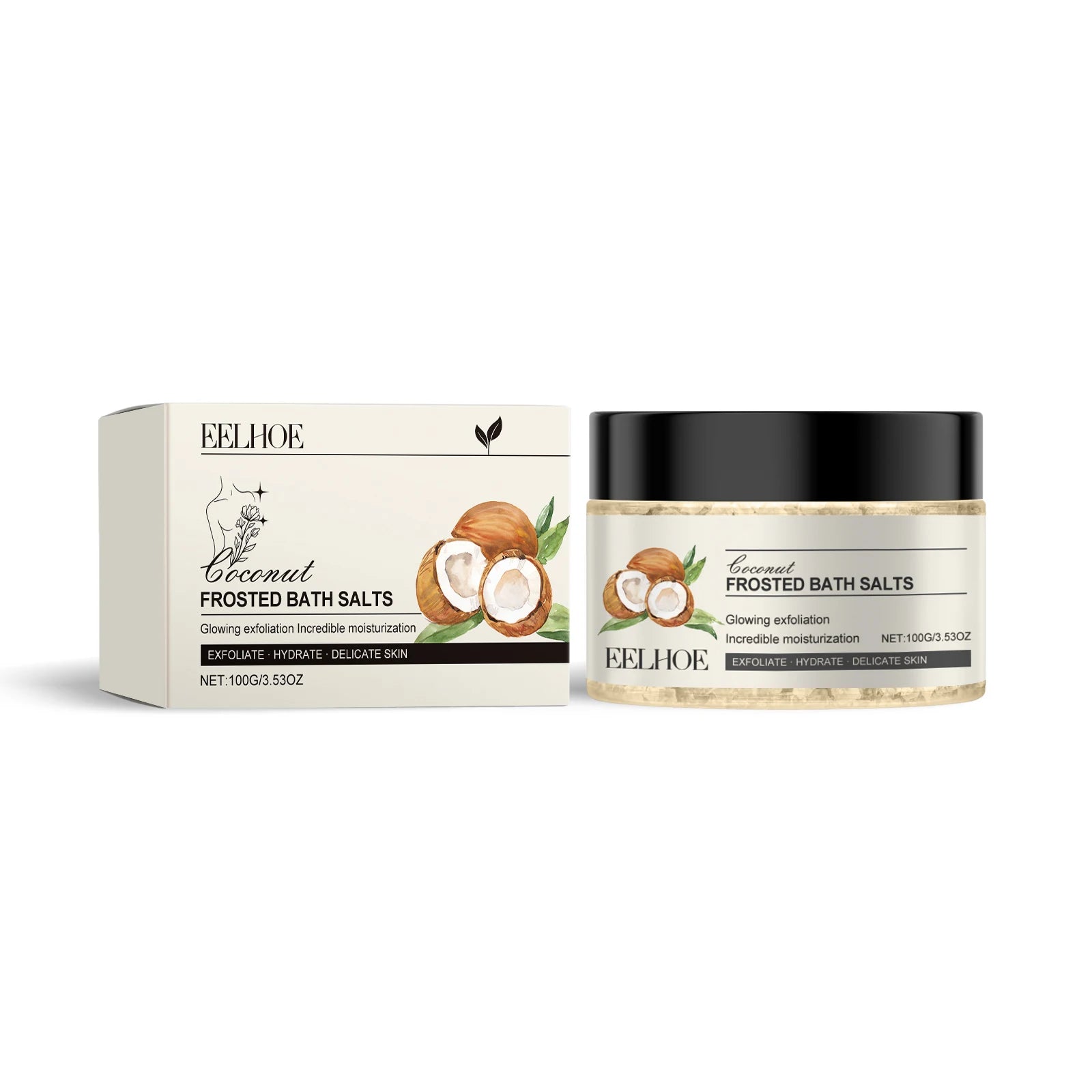 EELHOE Dead Sea Bath Salts Exfoliating and Nourishing Soft Skin Moisturizing and Soothing Bath Salts for Soft Skin