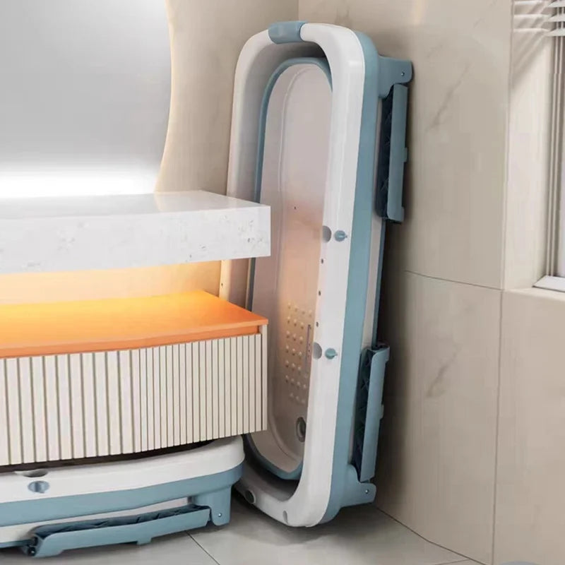 Bathroom Adult Plastic Folding Freestanding Massage Bathtub Portable Bathtub for Adult