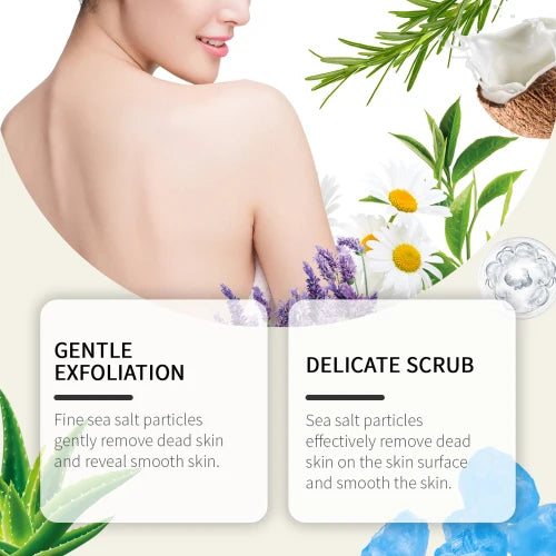 EELHOE Exfoliating Cleanse The Body Nourish Soothe Soft Skin  Moisturize And Smooth Bath Salts