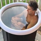 Folding Bath Adult Portable Bathtub Outdoors PVC Inflatable SPA Ice Bath Challenge Ice Therapy