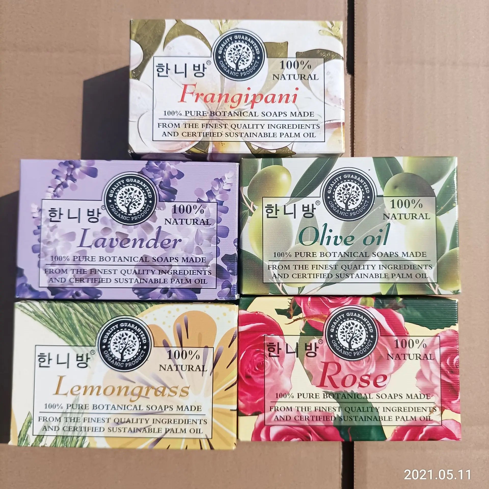 Luxury Personalized Individually Wrapped Bath Soap Bars Manufacturer Rose Flower Handmade Soap