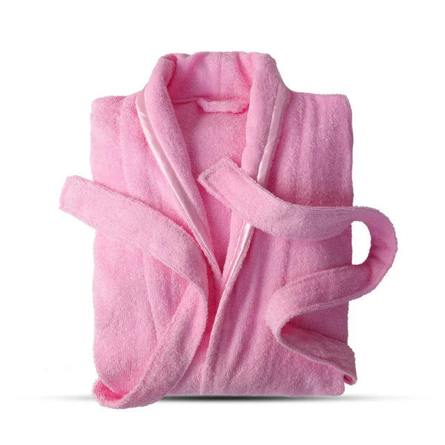 Hotel Robe Cotton Toweling Terry Robes Lovers Soft Bath Robe Men Women Nightrobe Sleepwear Male Casual Home Bathrobe халат