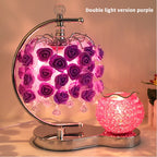 Incense Burner Machine for Bedroom, Bedside Lamp, Rose, Plug-in, Essential Oil, Aromatherapy Lamp, Birthday and Wedding Gift