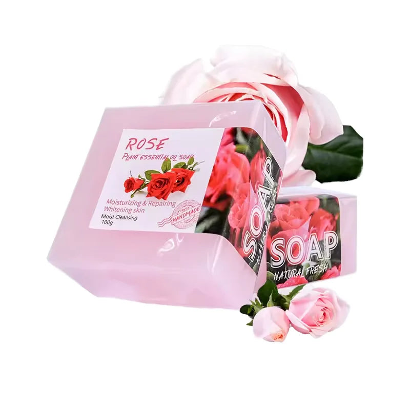 Handmade Organic Turmeric Soap for Face Body Herbal Anti-Acne Lightening Whitening Moisturizing Skin Care Solid Bar for All Skin