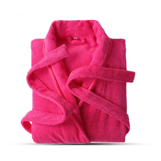 Hotel Robe Cotton Toweling Terry Robes Lovers Soft Bath Robe Men Women Nightrobe Sleepwear Male Casual Home Bathrobe халат
