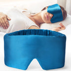 100% Natural Silk Sleep Mask, Soft and Smooth Eye Mask, Sleep Aid Eye Mask, Nighttime Light Blocking and Breathable Eye Mask