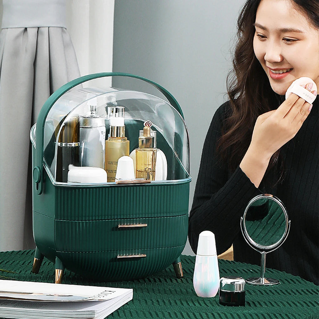 Cosmetic Storage Box Big Capacity Bathroom Waterproof Dustproof Jewelry Makeup Organizer Skin Care Makeup Display Storage Drawer