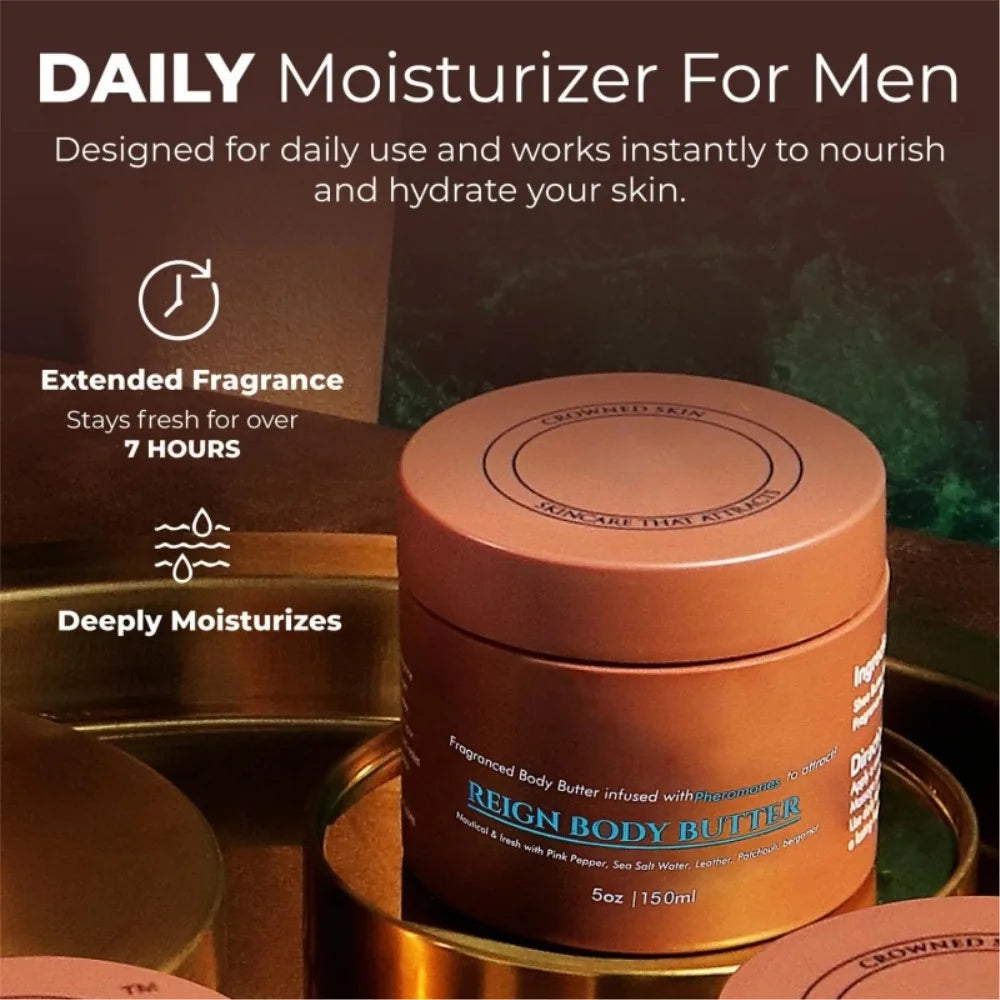 Reign Body Lotion Free Sulfates Parabens Cares Sensitive Skin Boosts Elasticity Smoothness Rich No Greasy Texture Body Butter