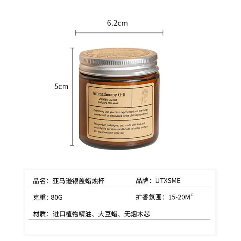 Cross Border Tea Scented Candle Cups Romantic Fragrances for Home Bedrooms Souvenirs Indoor Soy Wax Scented Candles Wholesale