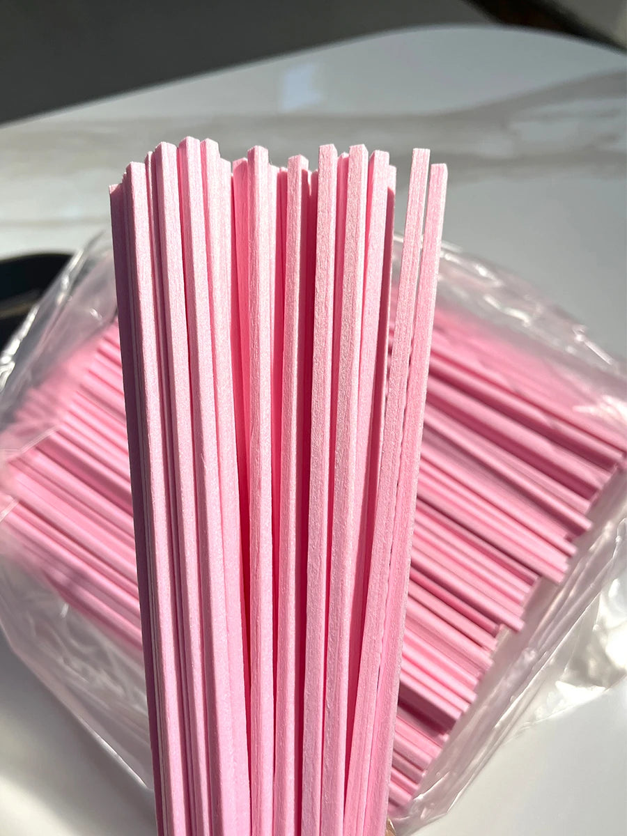 100pcs 22cmx4mm Square Reed Diffuser Replacement Sticks DIY Handmade Home Decor Extra Rattan Aromatherapy Diffuser Refill Sticks